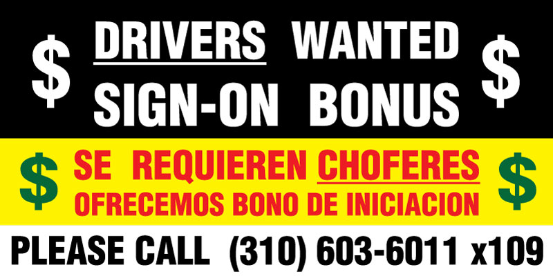 Drivers Wanted!